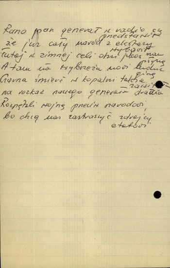 Piosenka śpiewana przez internowane w Olszynce Grochowskiej