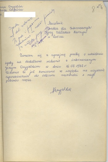 Teczka internowanego w OO Łowicz – Jerzego Drygalskiego, IPN Ld 24/34