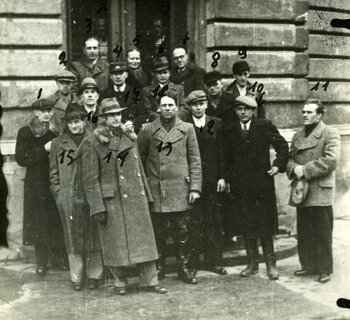 Uczestnicy kursu instruktorów wyborczych PSL, 28 XII 1946 r. (IPN BU 1561/31)