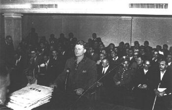 Zeznaje Mikołaj Pac-Pomarnacki oskarżony w tzw. procesie dziesięciu