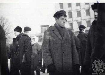 Zdjęcie uczestników manifestacji studenckich z dnia 13-03-1968 r.