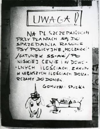 Kraków - satyryczna ulotka