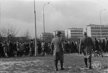 Zdjęcia operacyjne SB, Marzec 1968 r. w Warszawie