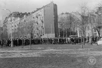 Zdjęcia operacyjne SB, Marzec 1968 r. w Warszawie