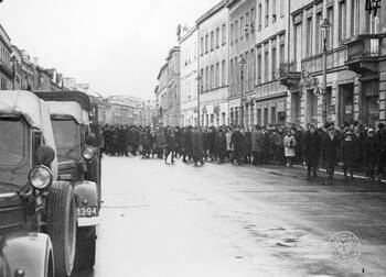 Zdjęcia operacyjne SB, Marzec 1968 r. w Warszawie, Krakowskie Przedmieście