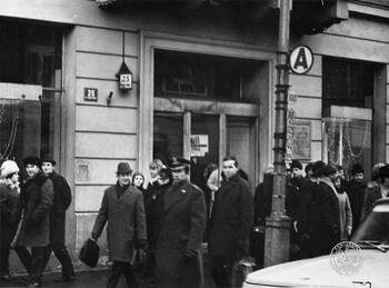 Zdjęcia operacyjne SB, Marzec 1968 r. w Warszawie