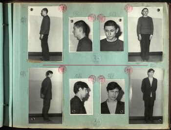 Fotografie osób zatrzymanych w związku z protestami studenckimi w Warszawie, BU_0_276_276_19_0021