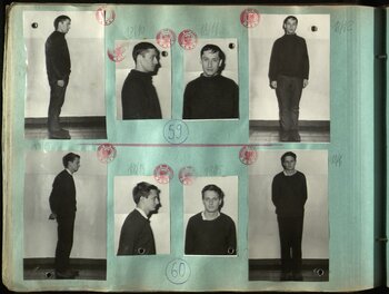 Fotografie osób zatrzymanych w związku z protestami studenckimi w Warszawie, BU_0_276_276_19_0034