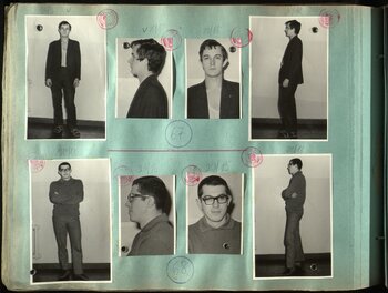 Fotografie osób zatrzymanych w związku z protestami studenckimi w Warszawie, BU_0_276_276_19_0038