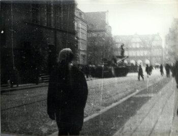 Czołg na Długim Targu w Gdańsku, 15 grudnia 1970 r.