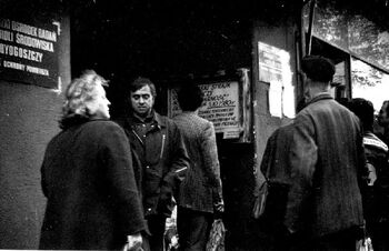 Ogłoszenie o strajku ostrzegawczym w dniu 03.10.1980