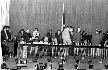 Sala obrad WRN w Bydgoszczy 19.03.1981 r.