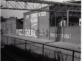 Uroczystości pod Pomnikiem Poległych Stoczniowców (1981)