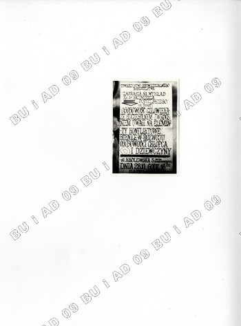 Plakaty sfotografowane przez SB w listopadzie 1981 r. na ul. Królewskiej w Lublinie