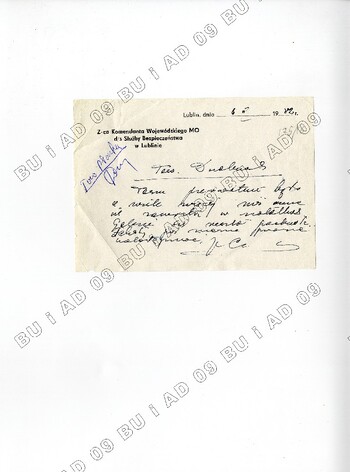 Plakaty sfotografowane przez SB w listopadzie 1981 r. na ul. Królewskiej w Lublinie