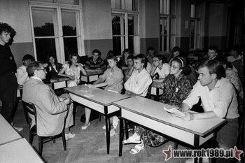 Spotkanie KPN NSZ WSP Kielce – kwiecień – lipiec 1989 (ze zbiorów Michała Sieradzana) #2