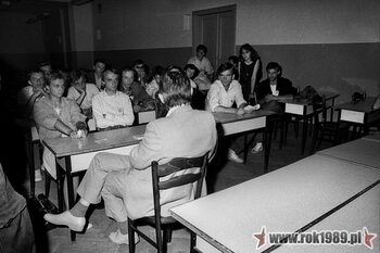 Spotkanie KPN NSZ WSP Kielce – kwiecień – lipiec 1989 (ze zbiorów Michała Sieradzana) #3