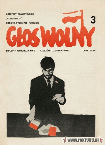 „Głos Wolny” nr 3 z 1.06.1989 (ze zbiorów Janusza Borowca)