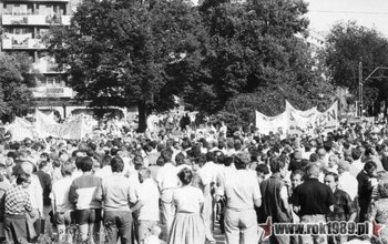 Manifestacja 23.08.1989 #1
