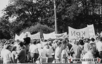 Manifestacja 23.08.1989 #5