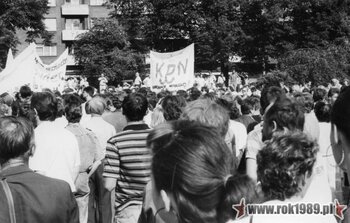 Manifestacja 23.08.1989 #6