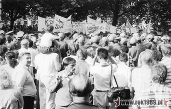 Manifestacja 23.08.1989 #9