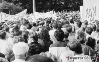 Manifestacja 23.08.1989 #13