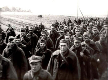 Polscy żołnierze w niewoli sowieckiej, 1939 r.