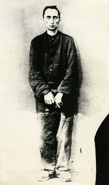 NN więzień gestapo w Kościanie i jego egzekucja