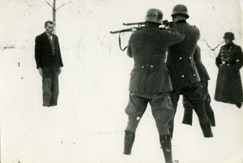 NN więzień gestapo w Kościanie i jego egzekucja