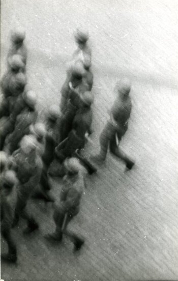 Zamieszki przy Pomniku Walki i Męczeństwa Ziemi Bydgoskiej na rynku miasta w Bydgoszczy w 1982 r.