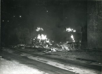 Zniszczenia po demonstracjach i starciach