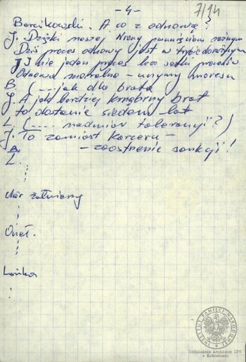 Wiersze i pieśni internowanych odnalezione w aktach Józefa Bujoczka