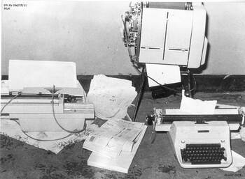 Materiały Wojewódzkiego Stanowiska Kierowania KWMO w Krakowie dotyczące operacji penetracyjno-poszukiwawczej krypt. "Kanał na terenie Kombinatu Metalurgicznego Huty im. Lenina w Krakowie w dniu 18 grudnia 1981