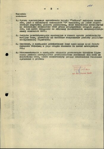 Meldunek operacyjny dot. Krzysztofa Hariasza (nr skanu 31-33)