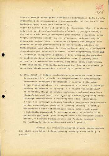 Materiały dotyczące przygotowań do realizacji akcji kryptonim „Jodła”, "Azalia" i "Klon" – Koncepcja planistyczna i przebieg akcji internowań w województwie łódzkim w dniu 12/13.12.1981 r.