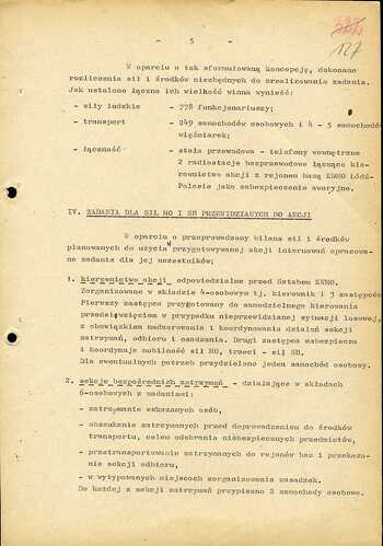 Materiały dotyczące przygotowań do realizacji akcji kryptonim „Jodła”, "Azalia" i "Klon" – Koncepcja planistyczna i przebieg akcji internowań w województwie łódzkim w dniu 12/13.12.1981 r.