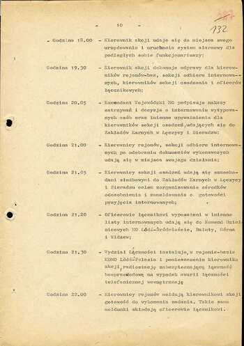 Materiały dotyczące przygotowań do realizacji akcji kryptonim „Jodła”, "Azalia" i "Klon" – Koncepcja planistyczna i przebieg akcji internowań w województwie łódzkim w dniu 12/13.12.1981 r.