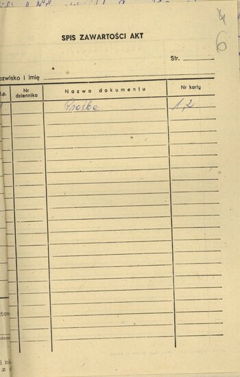 Teczka internowanego w OO Łowicz – Jerzego Drygalskiego
