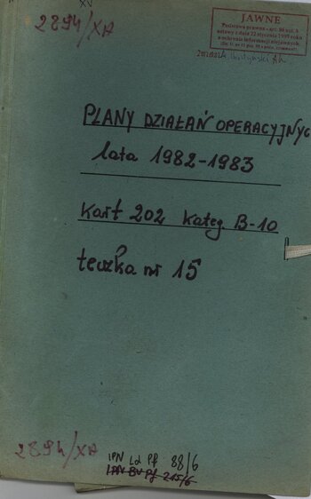 Plany kwartalne działań operacyjno-profilaktycznych