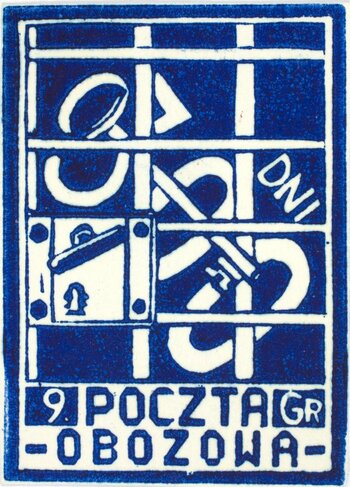 Karty i znaczki Poczty Obozowej w Nowym Łupkowie