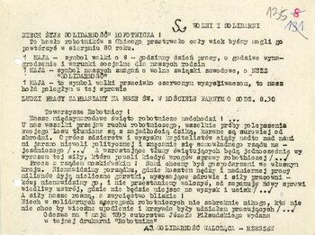 Antykomunistyczne ulotki i gazetki należące do Janusza Szkutnika