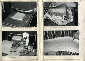 Zdjęcia z przeszukania mieszkania Sławomira Kruka