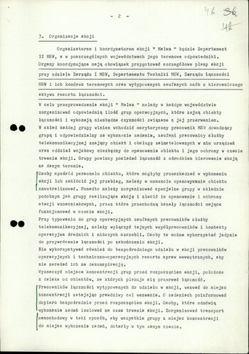 Plan działań operacyjnych wobec krótkofalowców 27.11.1980