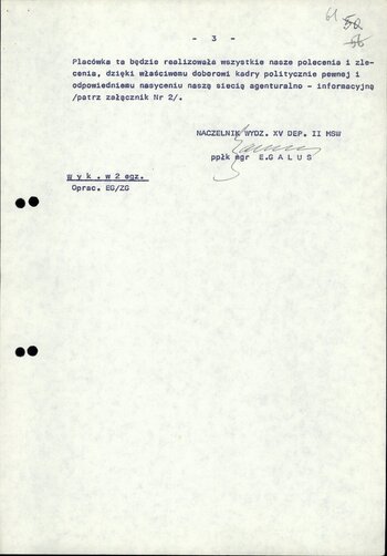 Plan działań operacyjnych wobec krótkofalowców 27.11.1980