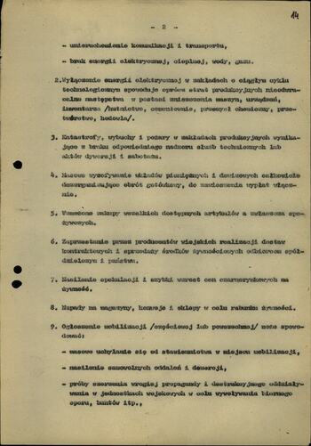 Zarys rozwoju sytuacji w kraju po wprowadzeniu stanu wojennego 9.02.1981