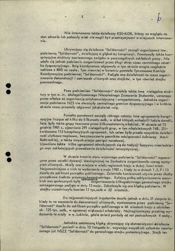 Przesłanki decydujące o wprowadzeniu stanu wojennego w PRL 21.12.1982