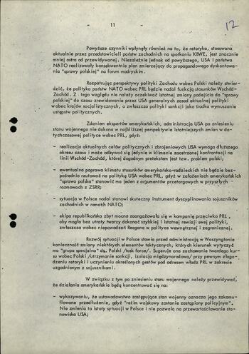 Przesłanki decydujące o wprowadzeniu stanu wojennego w PRL 21.12.1982