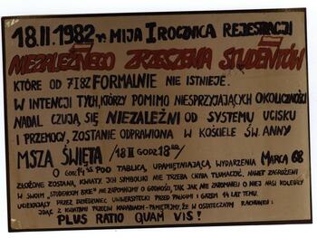 18.02.1982 rocznica rejestracji NZS