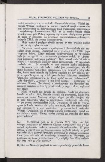 Rozmowa z b. płk. Ryszardem J. Kuklińskim